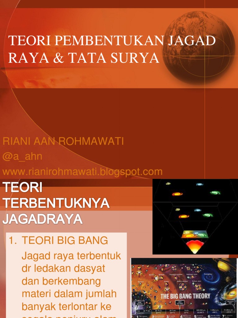 Teori Pembentukan Jagad Raya & Tata Surya | PDF