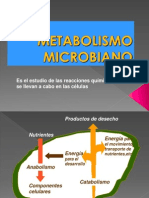METABOLISMO MICROBIANOo