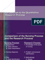Introduction To The Quantitative Research Process
