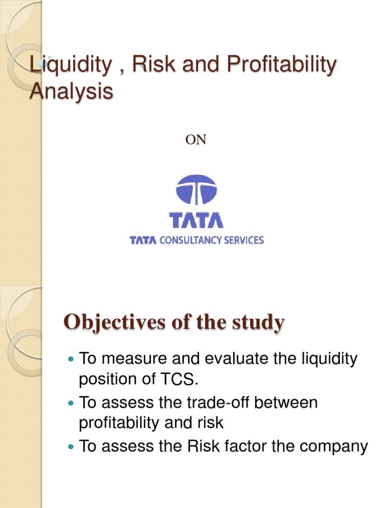 Liquidity and Profitability Trade-offs at TCS | PDF | Market Liquidity ...