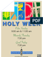 Holy Week 2013