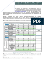 Interpretation of Cell Tower Readings Measured by TERM Cell / TCIL vs. Safe Level For Health