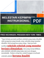 Melestari Kepimpinan Instruksional