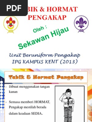 Tabik Hormat Pengakap Pdf