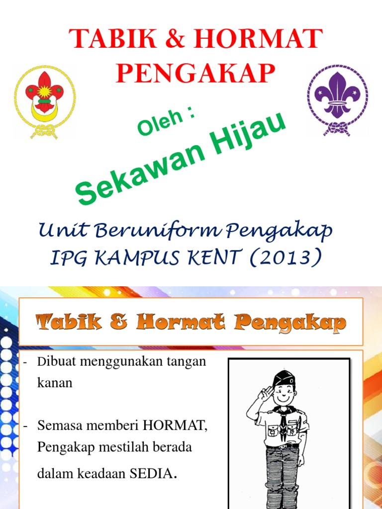 Tabik Hormat Pengakap Pdf
