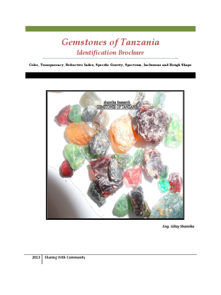 Gemstones of Tanzania by Gilay Shamika Gemstone Jewellery Components