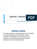 Chapter 4 - MATERIAL TESTING