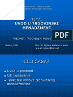 Trgovinski Menadzment