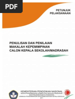 5 Juklak Penulisan Dan Penilaian Makalah Kepemimpinan Calon Kepala Sekolah Madrasah