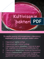 Kultivisanje Bakterija I