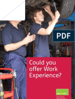 Could You Offer Work Experience?