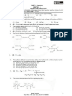 IIT JEE Advanced Model Question Paper With Detailed Solutions Chemistry I