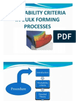 Work Ability Criteria in Bulk Forming Processes