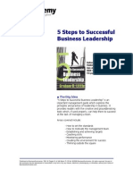 5 Steps to Successful Business Leadership1