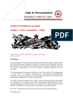 Constituciones de La URSS 1918-1936