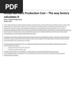 Download Actual Garment Production Cost of a Garments Company by SOUMANLALA SN132804274 doc pdf