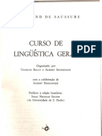 Curso de Linguistica Geral Ferdinand Saussure