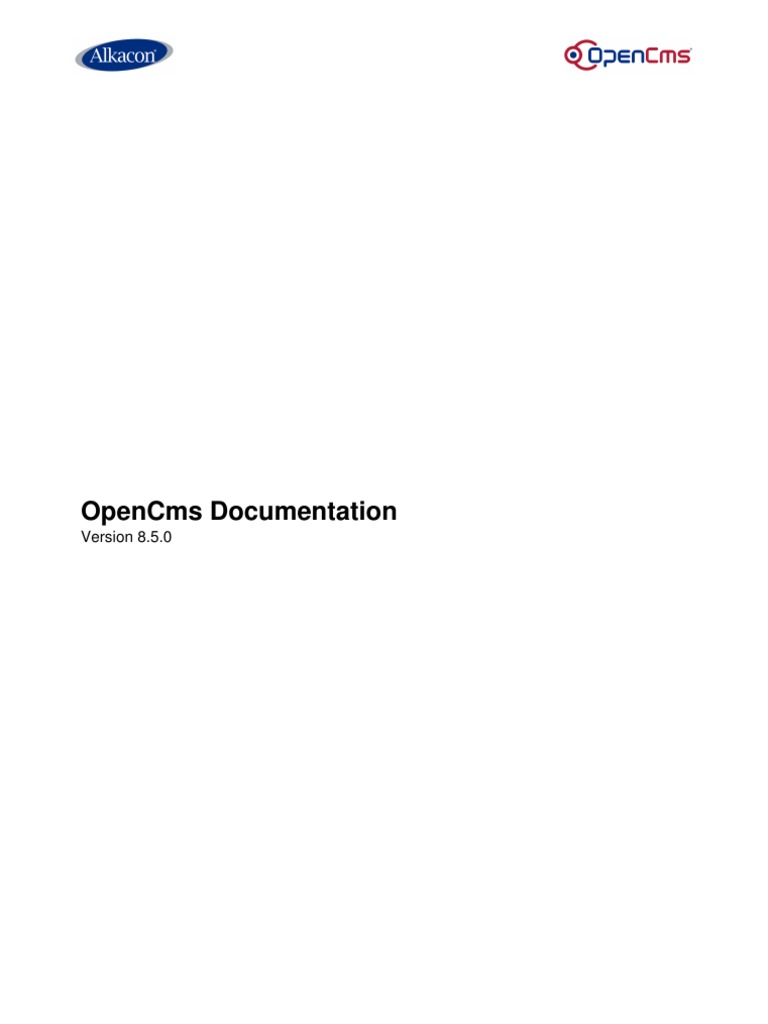 OpenCms Documentation 8.5.0 v1 | PDF | Html Element | Cascading Style ...