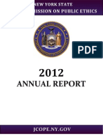 JCOPE lobbying 2012 Final Annual Report