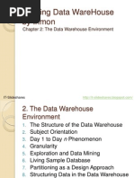 The Data Warehouse Environment - Building The Data WareHouse