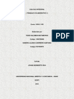 Trabajo Colaborativo 1 Calculo Integral