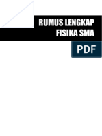 Rumus Lengkap Fisika SMA