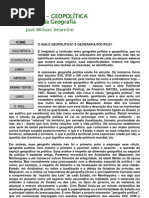 O QUE É GEOPOLÍTICA