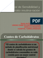 TÉCNICA CONTEO CARBOHIDRATOS DIABETES