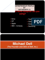 Michael Dell Entrepreneur Profile