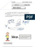 III Bim - 2do. Año - Guía 1 - Reino Animalia