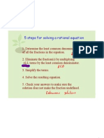 Solving Rational Equations Notes