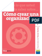 Tercer Sector - Crear Organizaciones