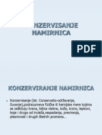 Konzervisanje Namirnica