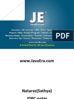 Download JDBC Notes Natraz Sir Notes-JavaEracom by JavaEracom SN132863221 doc pdf