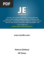 Download JSP Natraz Sir Notes-JavaEracom by JavaEracom SN132865757 doc pdf