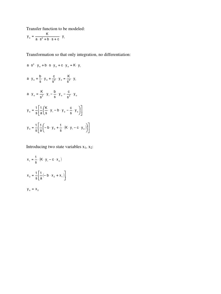 Transfer Function Modeling Techniques | PDF | Mathematical Analysis ...