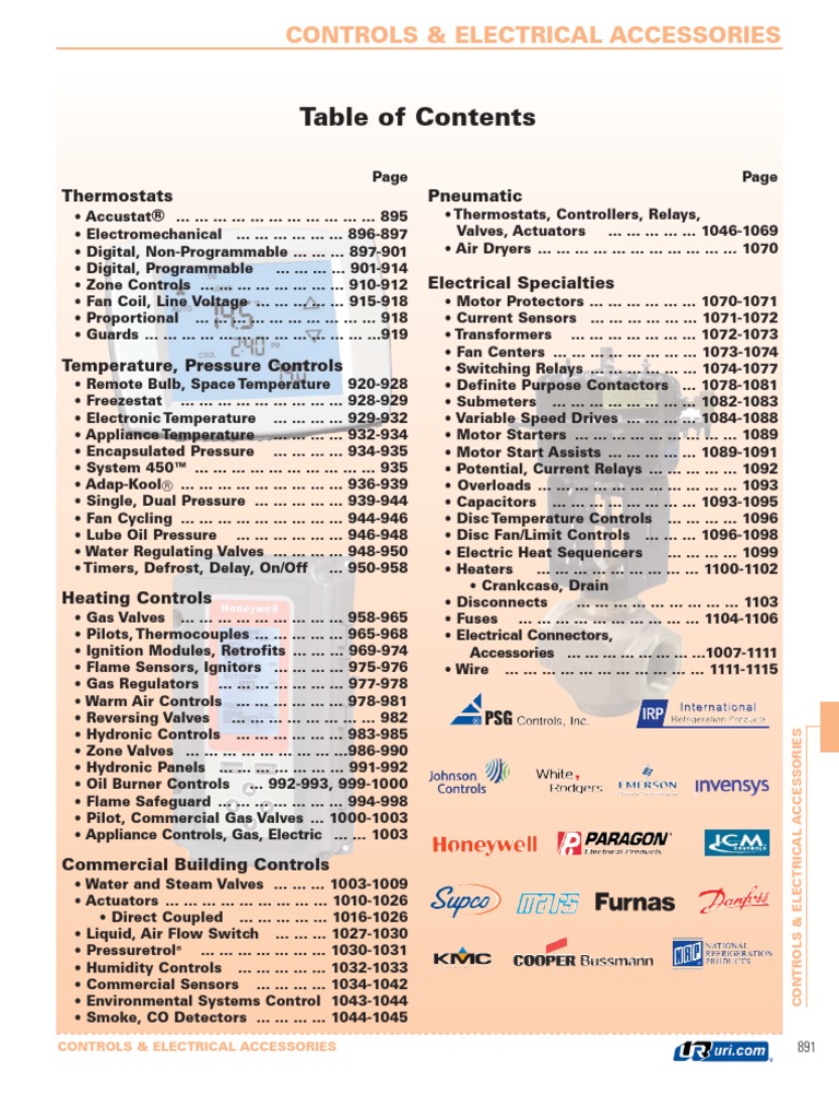 Controls & Electrical Accessories | Thermostat | Hvac | Prueba gratuita