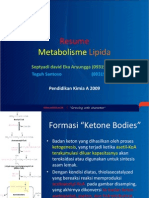 Metabolisme Lipida