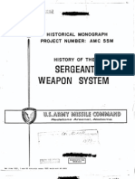 History of The Sergeant Weapon System