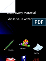 Does Every Material Dissolve in Water?