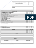 Checklist de Inspeção de Equipamentos - Serra Circular Portátil