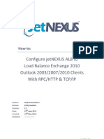 JetNEXUS ALB Howto Loadbalance Exchange