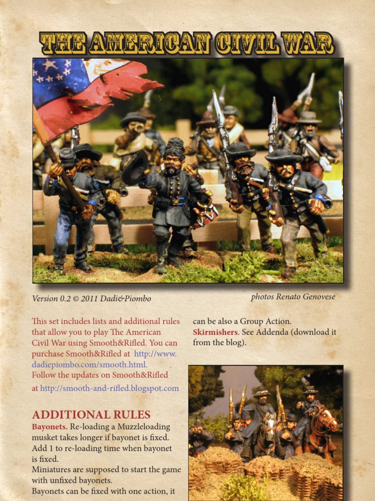 Americn Civil War Skirmish Rules Cavalry