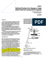 Optimal Rocker Arm Designasd