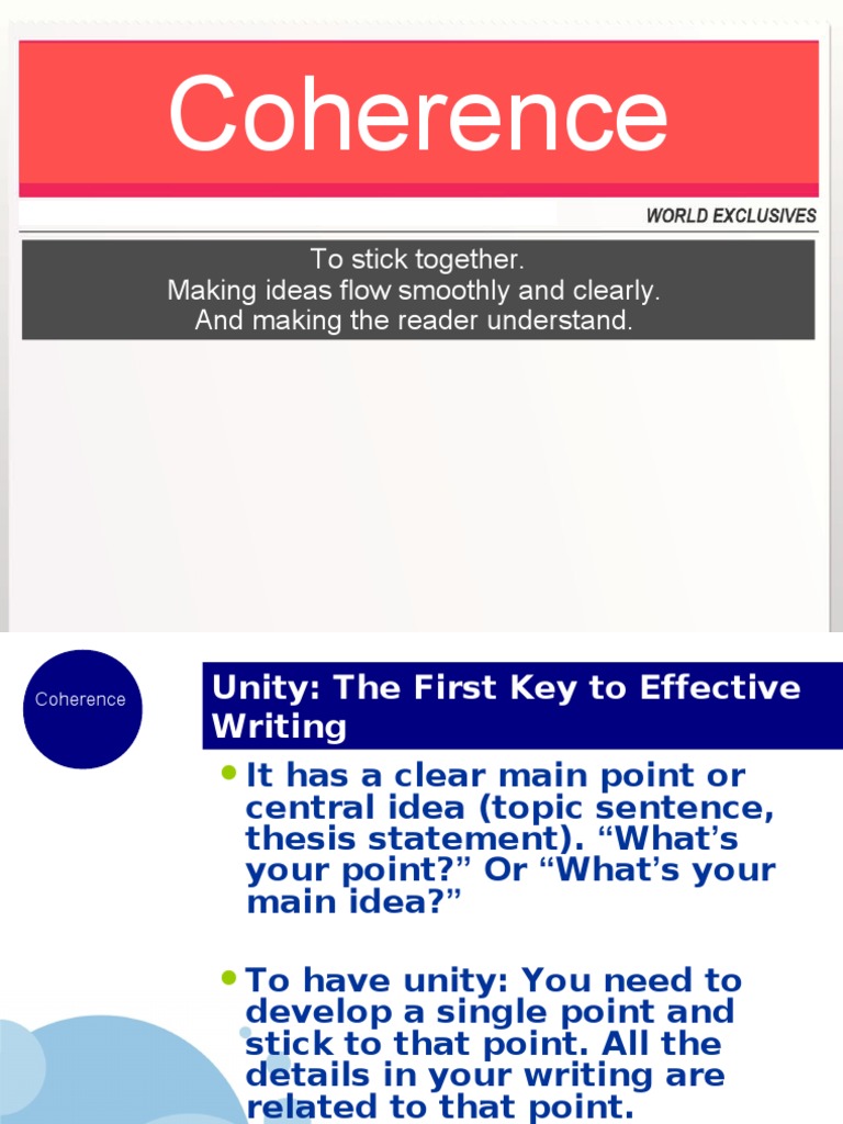 Understanding Coherence in Writing | PDF | Pronoun | Style (Fiction)