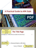 A Practical Guide To APA Style