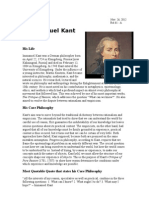 Immanuel Kant: His Life