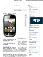 Samsung Galaxy Fit S5670, características del Samsung Galaxy Fit S5670
