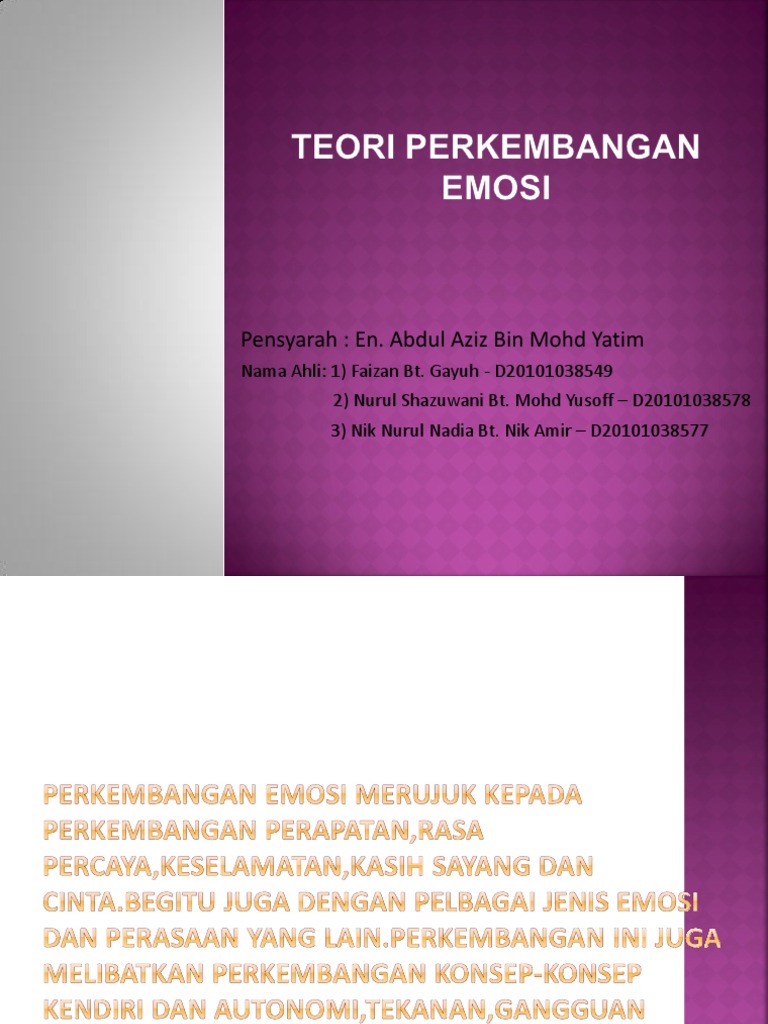 49832752-TEORI-PERKEMBANGAN-EMOSI-2