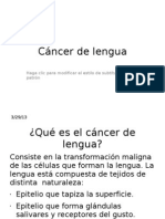 Cáncer de Lengua